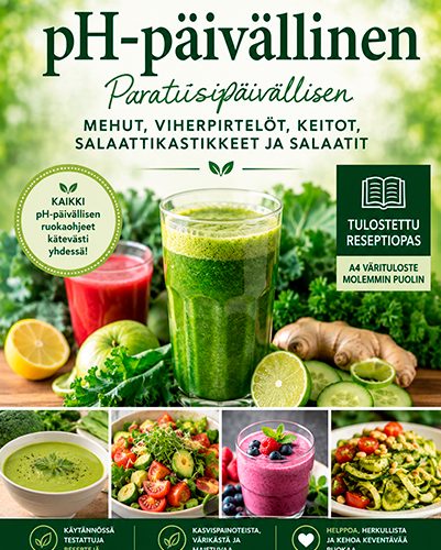 pH-päivällinen – tulostettu reseptiopas