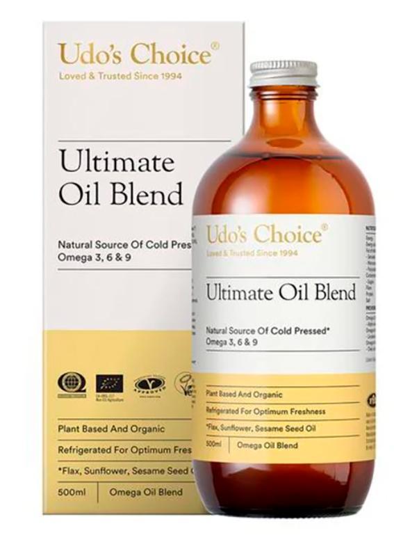 Udo’s luomuöljysekoitus 500 ml