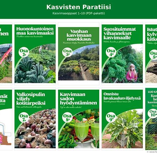 e-Kirja - Luo Kasvisten Paratiisi Osat 1-10, Kaikki kerralla