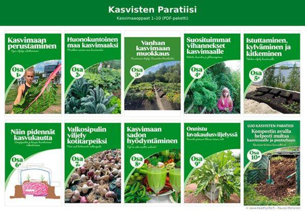 e-Kirja - Luo Kasvisten Paratiisi Osat 1-10, Kaikki kerralla