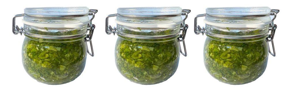 Valkosipulin kukkapesto 3 x 150 ml