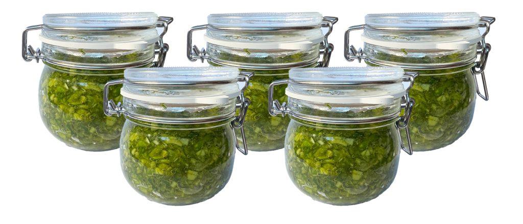Valkosipulin kukkapesto 5 x 150 ml