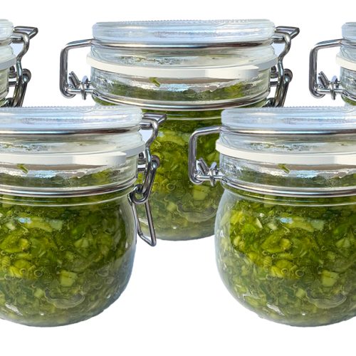 Valkosipulin kukkapesto 5 x 150 ml