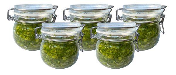 Valkosipulin kukkapesto 5 x 150 ml